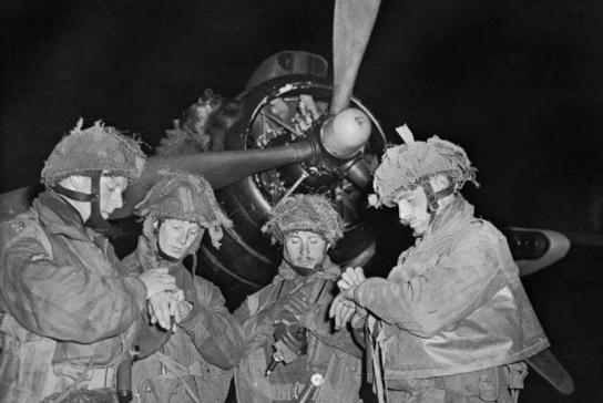 British paratroopers in Normandy