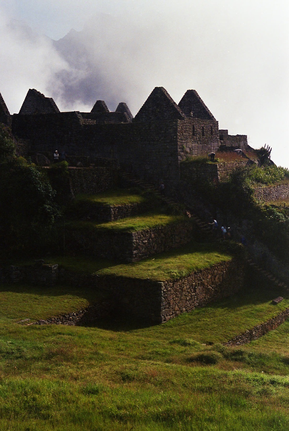 The green terraces and gabled stonework of Machu Picchu