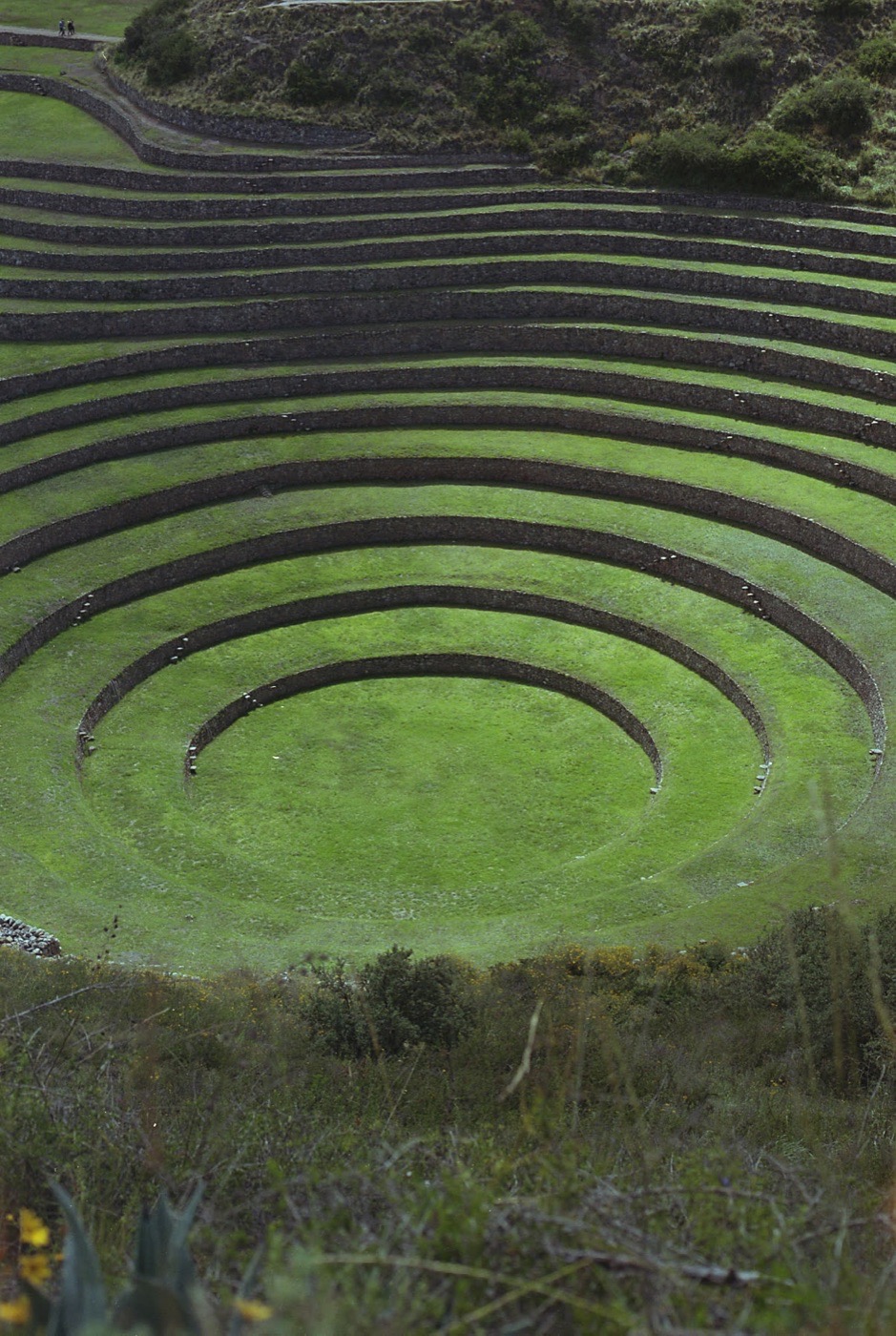The concentric agricultural terraces of Moray